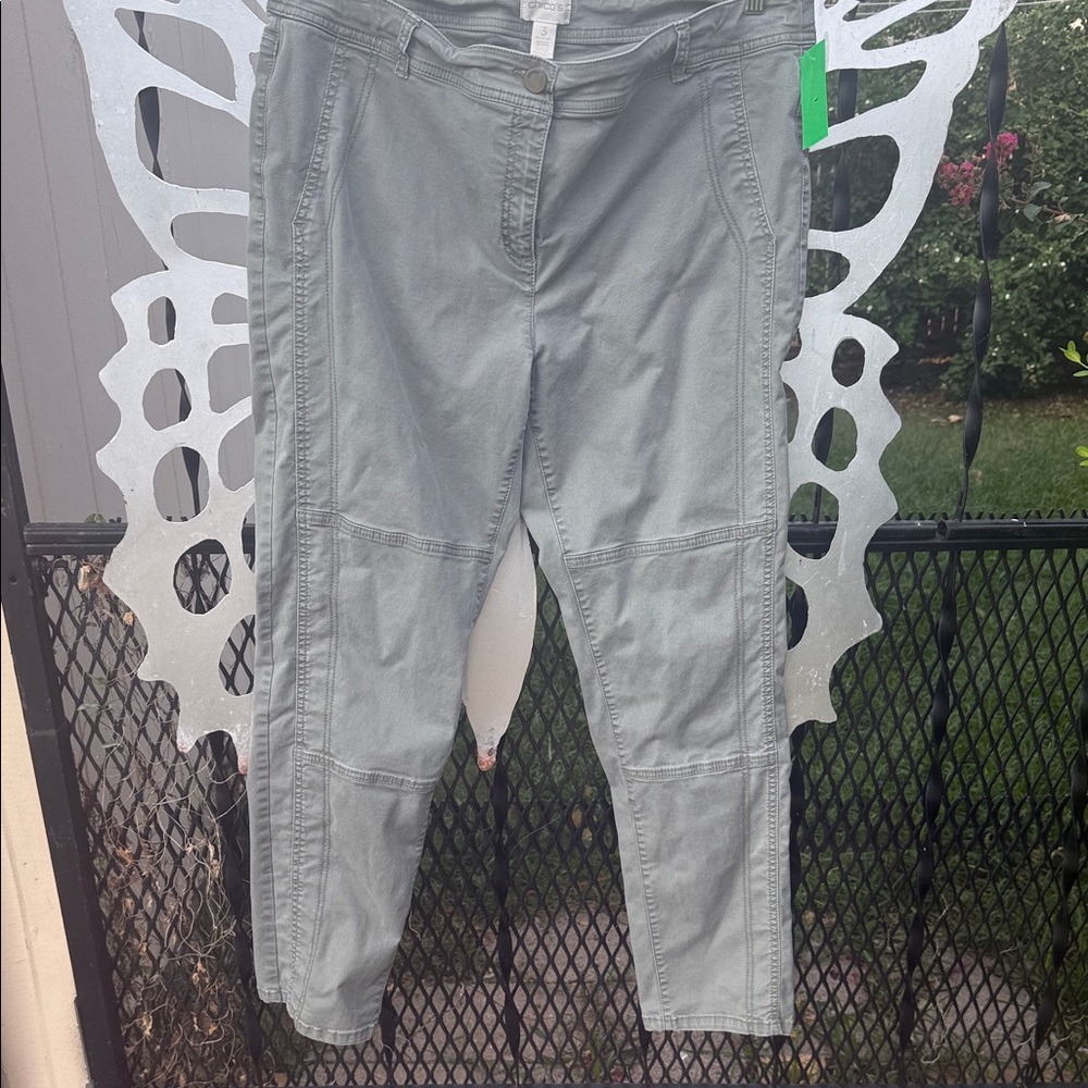 Chico's Light Gray Casual Pants